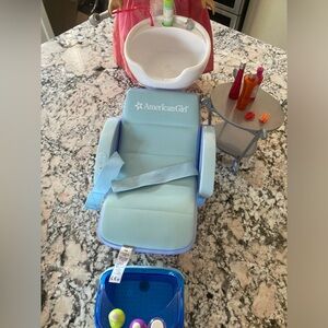 AMERICAN GIRL SPA & Foot bath! (RETIRED)NO ACCESSORIES OR DOLLS INCLUDED.
